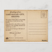 London Bridge at Night ポストカード (裏面)