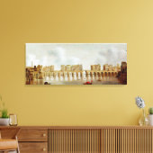 London Bridge、c.1632(パネルの油)の表示 キャンバスプリント (インサイチュ (リビング))