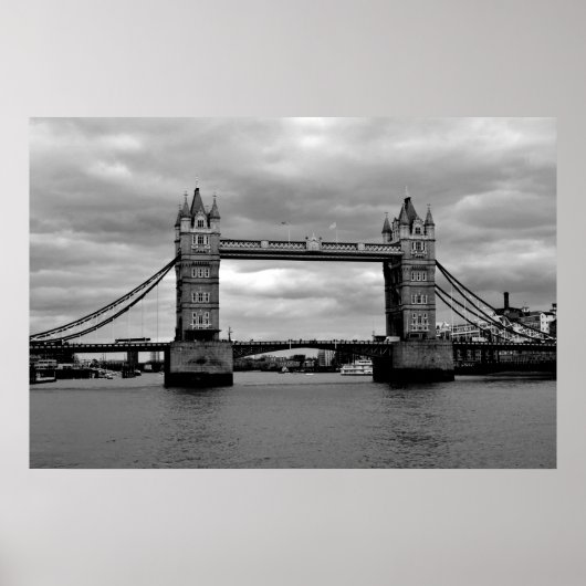 London Bridge  in Black and White ポスター (正面)