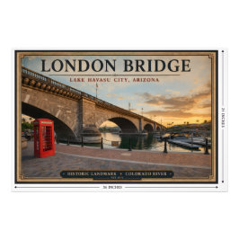London Bridge Lake Havasu Arizona  フォトプリント