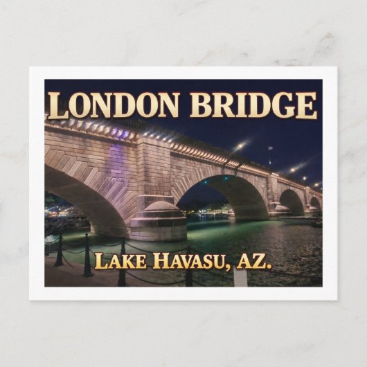 London Bridge Lake Havasu Arizona  ポストカード (正面)