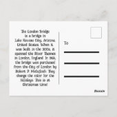 London Bridge, Lake Havasu, Az. ポストカード (裏面)