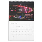 London Bridge Lighting Schedule 2027 Calendar カレンダー (2月 2027)