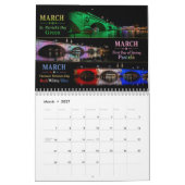 London Bridge Lighting Schedule Calendar カレンダー (3月 2027)