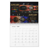 London Bridge Lighting Schedule Calendar カレンダー (1月 2027)