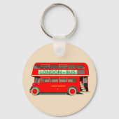 London Bus キーホルダー (正面)
