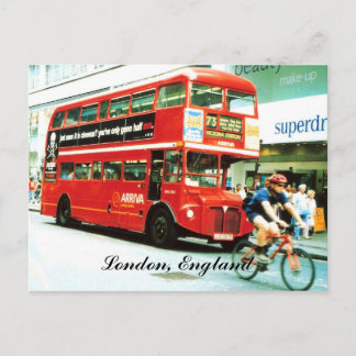 London Bus Postcard ポストカード