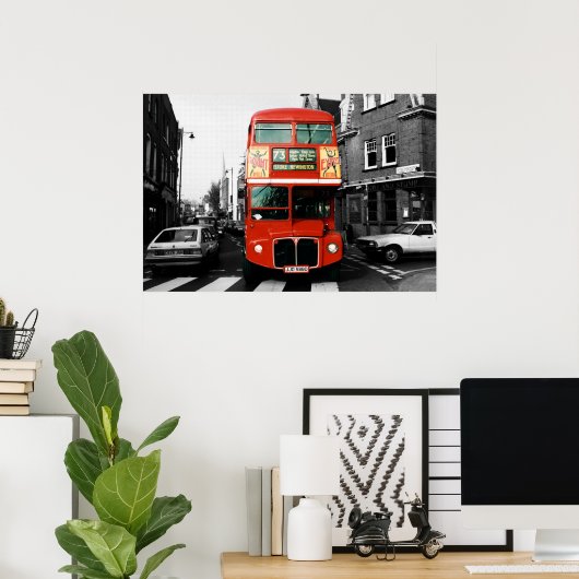 London Bus Poster 2 ポスター (ホームオフィス)