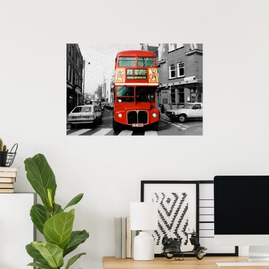 London Bus Poster 3 ポスター (ホームオフィス)