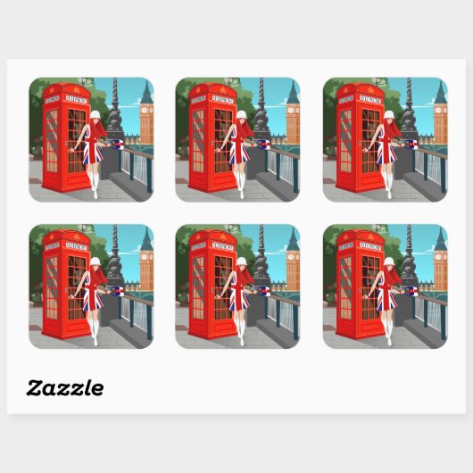 London Calling スクエアシール (シート)