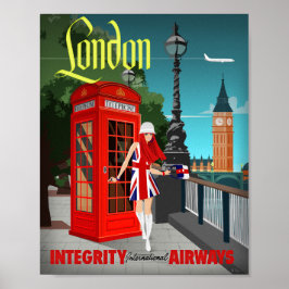 London Calling Art Print ポスター