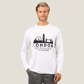 London City Landmark Travel Design トライブレンドTシャツ (正面全体)