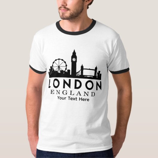 London City Landmark Travel Design Tシャツ (正面)