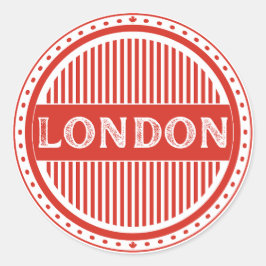 London City Pride Emblem – Canadian Identity ラウンドシール