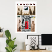 LONDON Collageポスター ポスター (ホームオフィス)