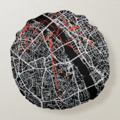 London Design Pillow ラウンドクッション (裏面)