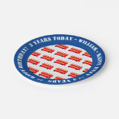 London Double Decker Bus, British Kids (パーティー) ペーパープレート (アングル)