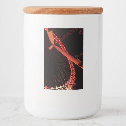 London Eat Night Food Container Label フードラベル (正面)