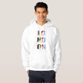 London en multicolores パーカ (正面フル)