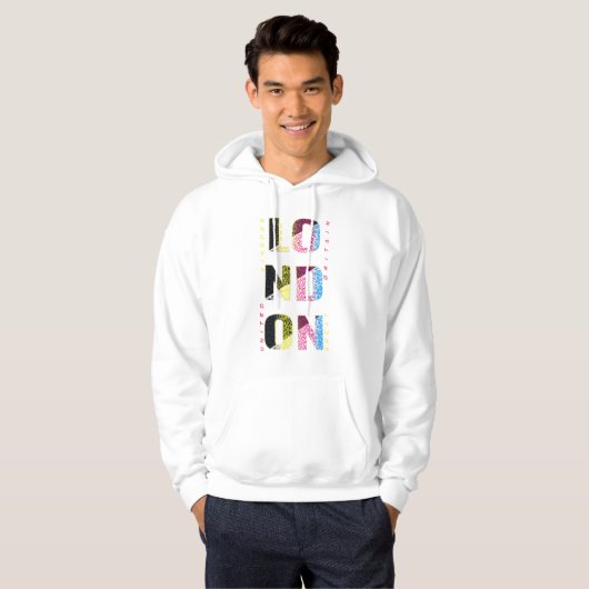 London en multicolores パーカ (正面フル)