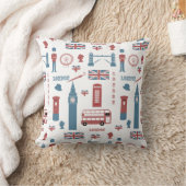 London England Big Ben English Flag Queen's Guard クッション (ブランケット)