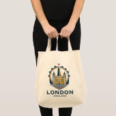 London England Great Britain トートバッグ (正面(商品))