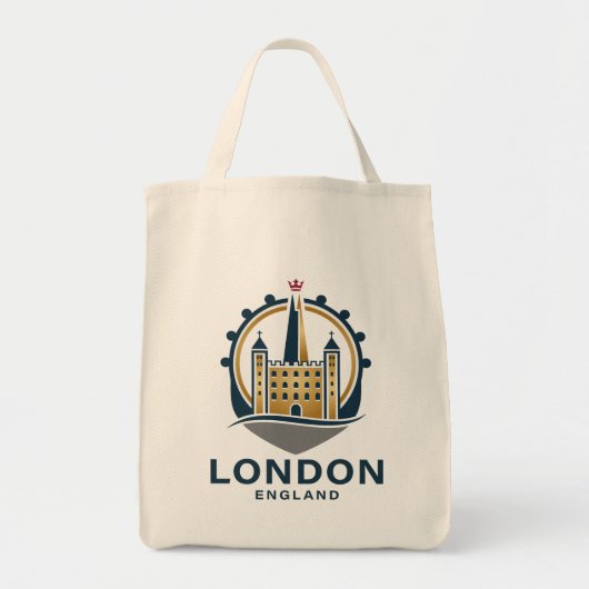 London England Great Britain トートバッグ (正面)