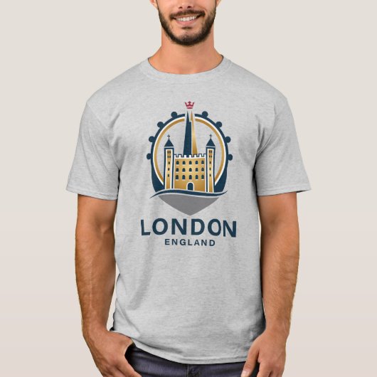 London England Great Britain Tシャツ (正面)