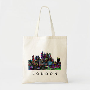 London, England in graffiti トートバッグ