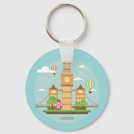 London England Landmarksステッカー キーホルダー
