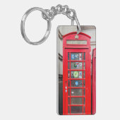 London England Phone Boxの写真 キーホルダー (正面左)
