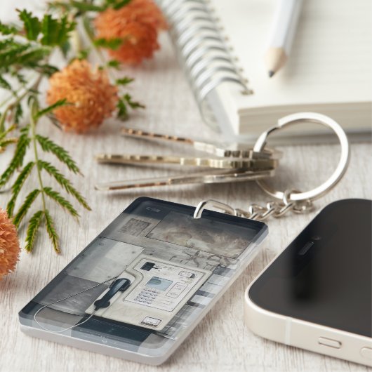 London England Phone Boxの写真 キーホルダー (正面右)