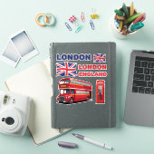 London England stickers シール (iPadカバー)