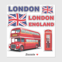 London England stickers シール