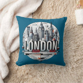 London England United Kingdom クッション (ブランケット)