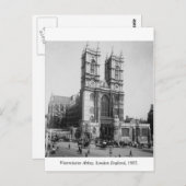 London England, Westminster Abbey 1903 ポストカード (正面/裏面)