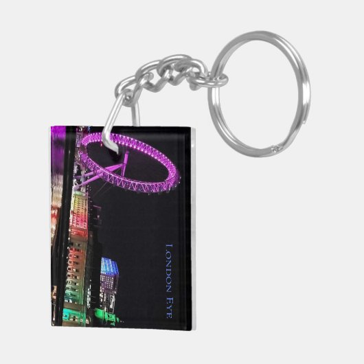 London Eye at Night Acrylic Keychain キーホルダー (裏面右)