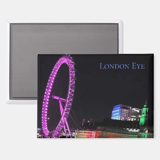 London Eye at Night Magnet マグネット (正面/裏面)