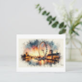 London Eye at Sunset,  ポストカード (スタンド正面)