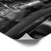 London Eye in Black and White ポスター (角)