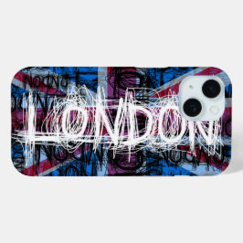 London Graffiti Scratch iPhone Case iPhone 15ケース