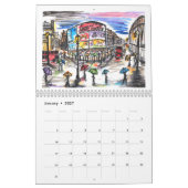 London in Water color 2021カレンダー カレンダー (1月 2027)
