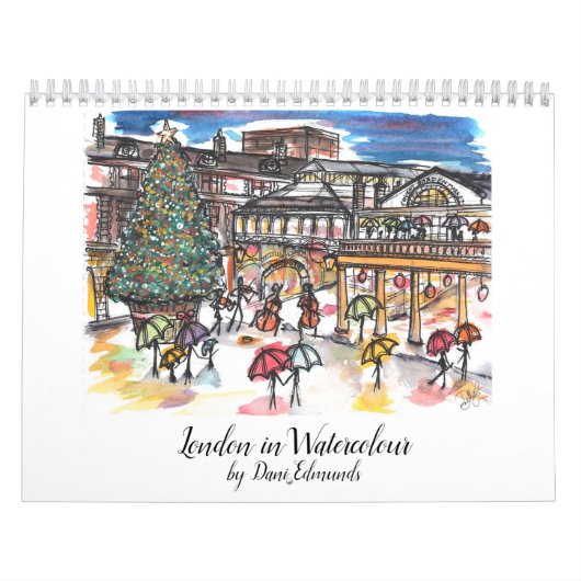 London in Water color 2021カレンダー カレンダー (カバー)