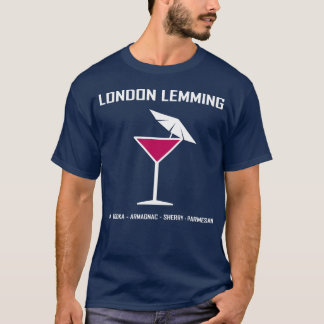 London Lemming Cocktail Johnny English Movie famil Tシャツ
