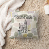London Love Journey – Big Ben Artistic Sketch クッション (ブランケット)