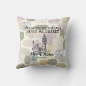 London Love Journey – Big Ben Artistic Sketch クッション (裏面)