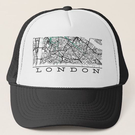 London Map cap キャップ (正面)
