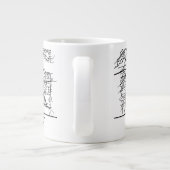 London Map Mug ジャンボコーヒーマグカップ (裏面)
