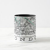London Map Mug マグカップ (中央)