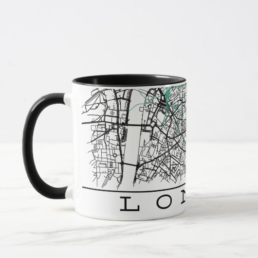 London Map Mug マグカップ (左)